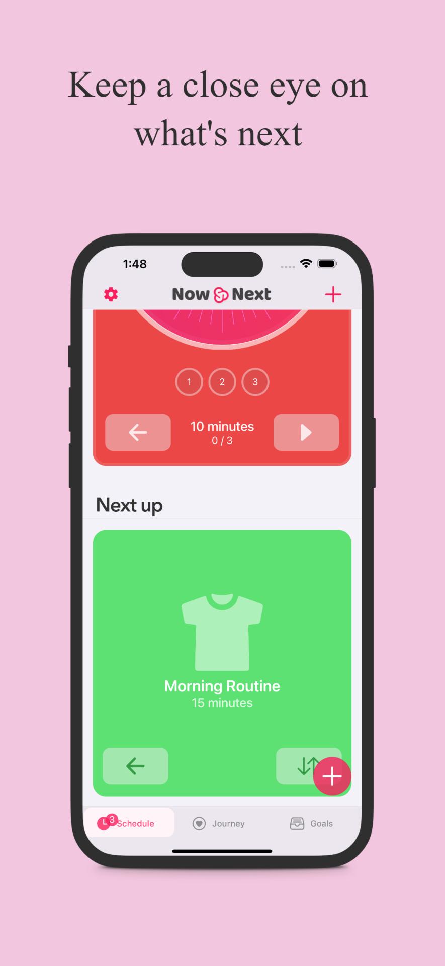 Visual timer application for Apple and Android.
